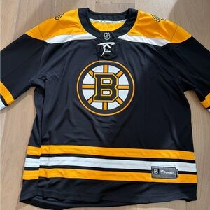 Boston bruins fanatics home jersey breakaway black sz 3XL XXXL NWOT nhl yellow